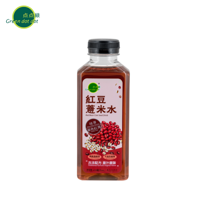 點點綠 紅豆薏米水 Greendotdot Red Bean Coix Seed Drink (418ml) - K-Smart