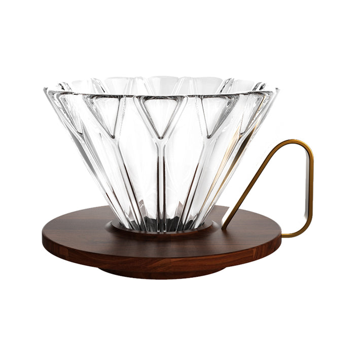 zeroHero-胡桃木底托濾杯 Prisma Walnut Dripper - K-Smart