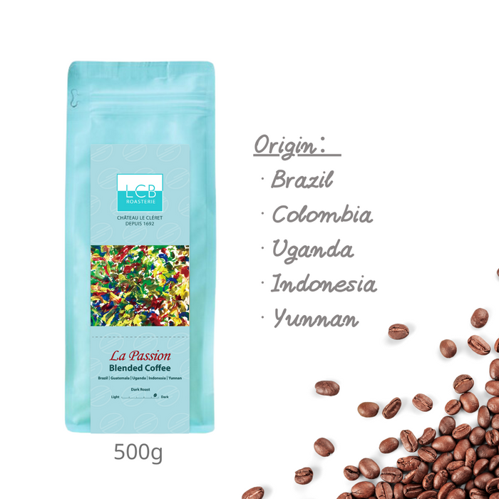 LCB – 精品拼配咖啡豆 (濃情) Blended Coffee (La Passion) (500g) - K-Smart