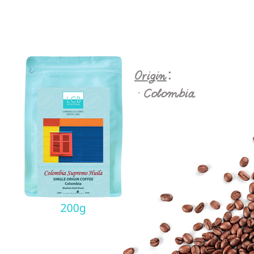 LCB – 哥倫比亞 蕙蘭 蘇帕摩 純原單品咖啡豆 Single Origin Coffee (Colombia Supremo Huila)(200g) - K-Smart