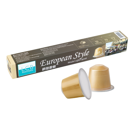 LCB 精品拼配咖啡膠囊 (歐陸風情) Blended Coffee (European Style) 10粒capsules - K-Smart