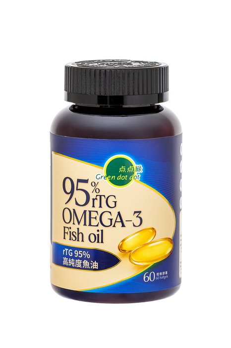 點點綠 rTG 95%高純度魚油 (60粒)