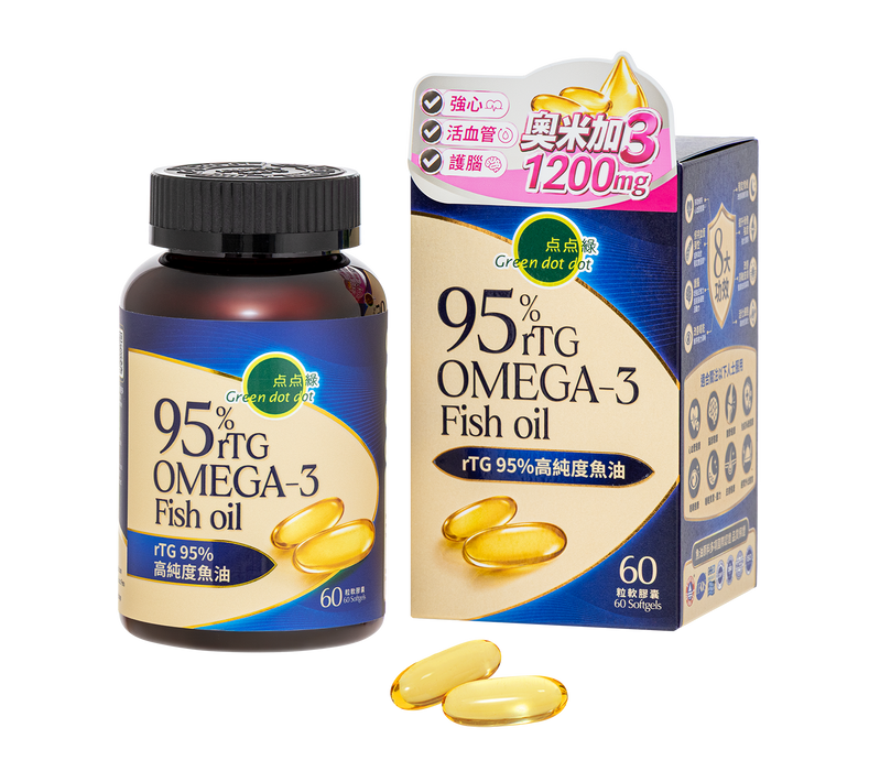 點點綠 rTG 95%高純度魚油 (60粒)