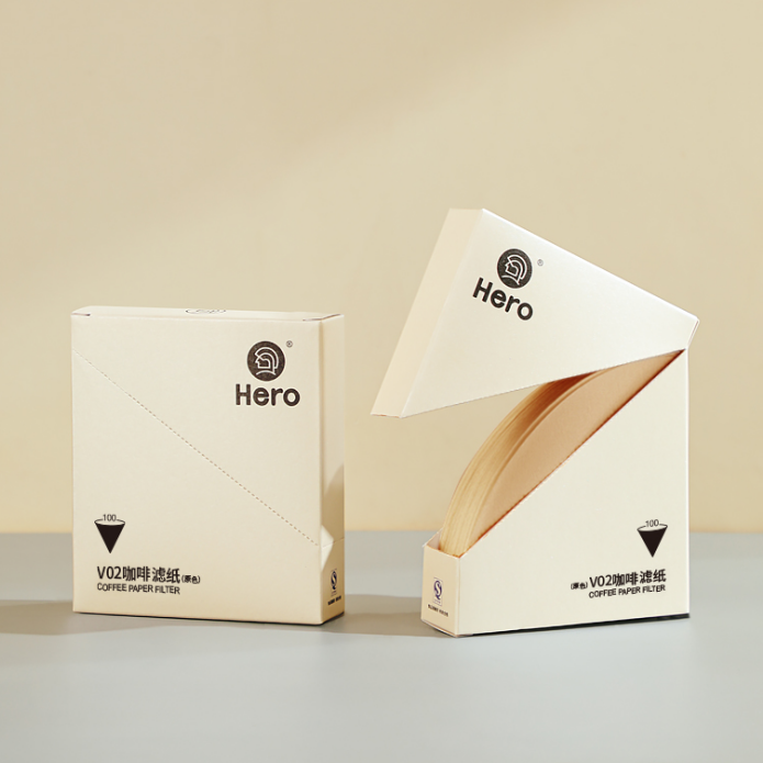 zeroHero-V01 咖啡濾紙 V01 Coffee Paper Filter 100片pcs/盒box - K-Smart